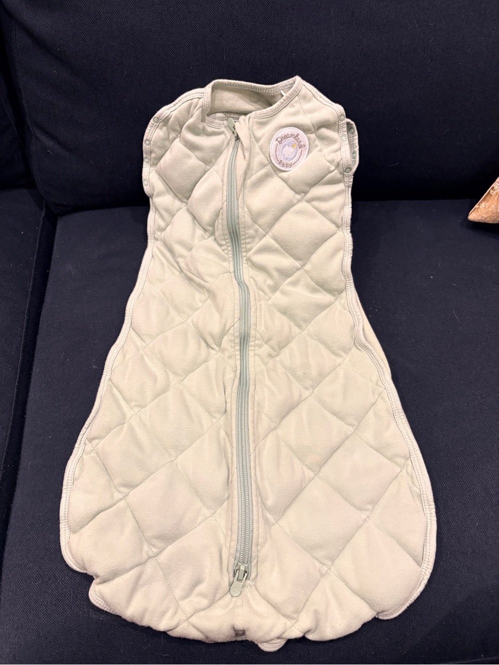 Dreamland Baby Quilted Weighted Sleep Sack and Swaddle  - Sage Green 0-6 months